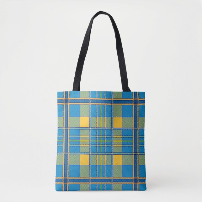 bolsa de tetas de seta de plaid escocés (Anverso)