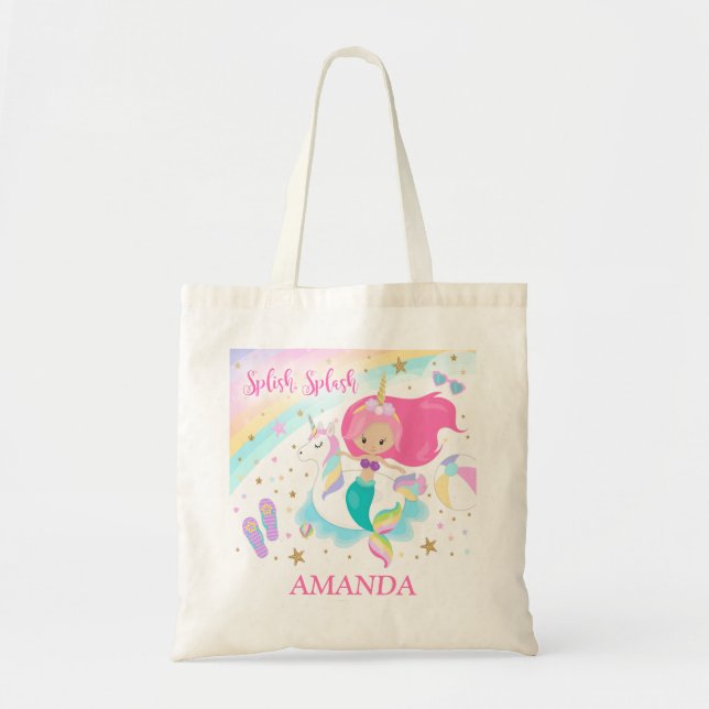 Bolsa de tetas de Sirena y Unicornio (Frente)