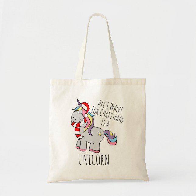 Bolsa de tetas de unicornio para navidades (Frente)