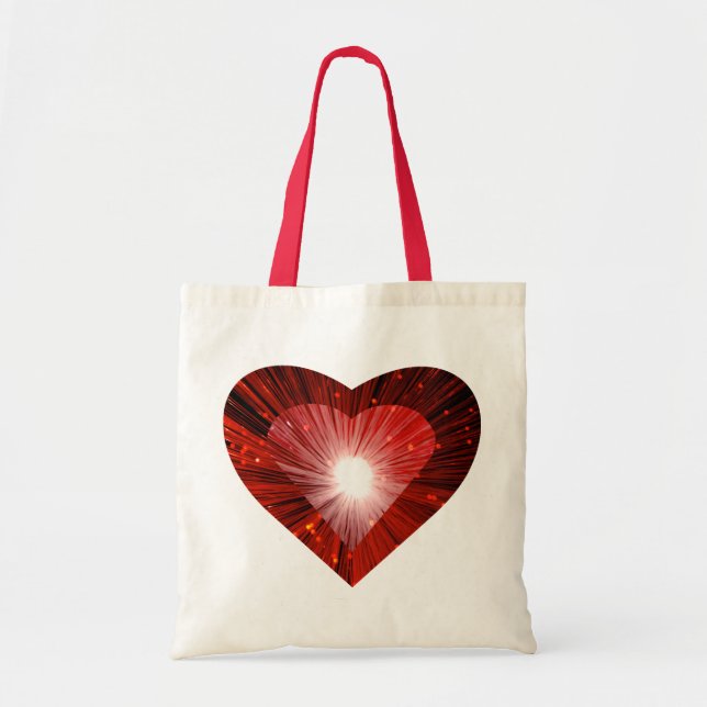 Bolsa de tetas del corazón rojo (Frente)