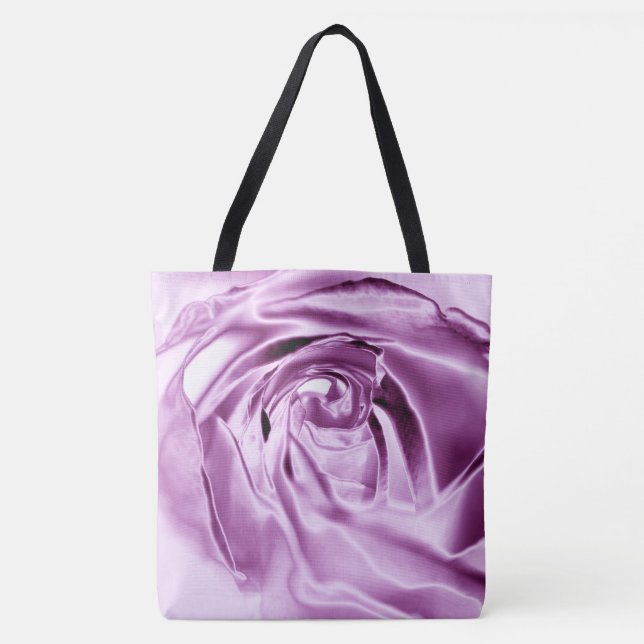 Bolsa de tetas moradas de Rosa metálico (Anverso)