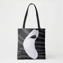 Bolsa de tetas negra y gris