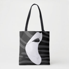 Bolsa de tetas negra y gris