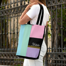Bolsa de tetas personalizada para el Pastel rayado
