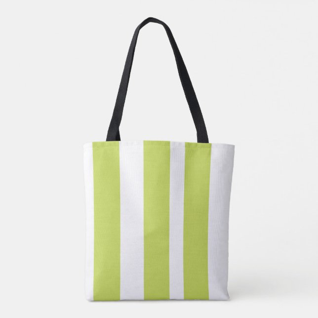 Bolsa de tetas rayada verde y blanco (Reverso)