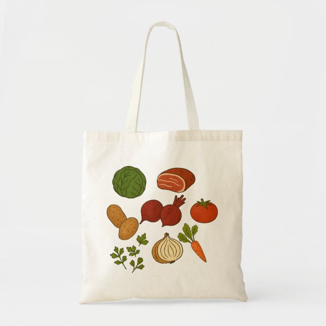 Bolsa de tetas reutilizable del comprador con verd (Frente)