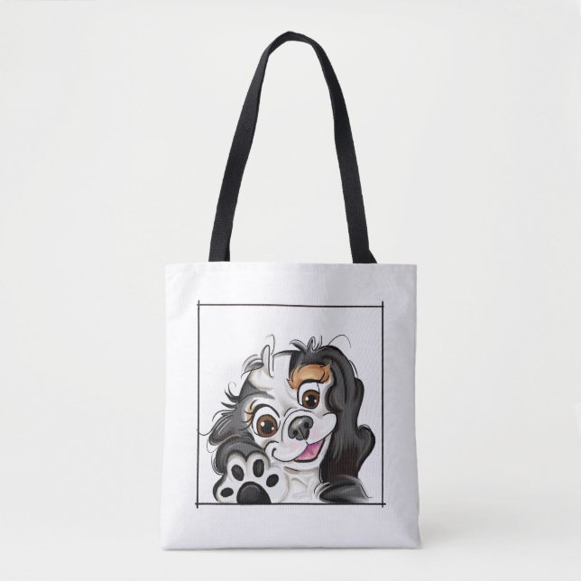 Bolsa de tetas Robin| perro lindo (Anverso)