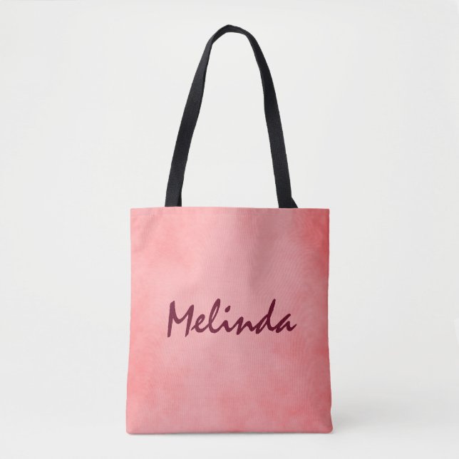 Bolsa de tetas rosa clásica (Anverso)