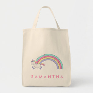 Bolsa de tetas rosa de arcoiris unicornio personal