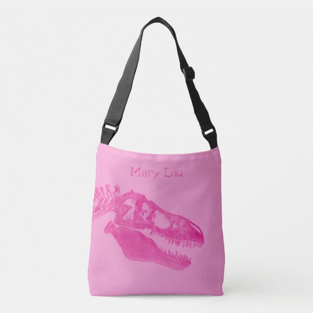 Bolsa de tetas T-Rex rosa caliente (Anverso)