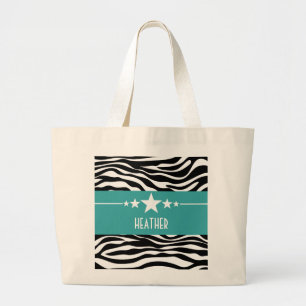 Bolsa de tetas verde azulada Sassy Star Zebra