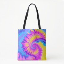 Bolsa de tetas vibrante de tie-Dye