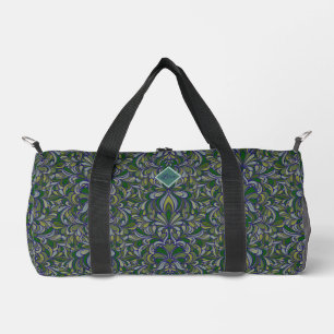 Bolsa de tintes de color verde oscuro y perwinkle 