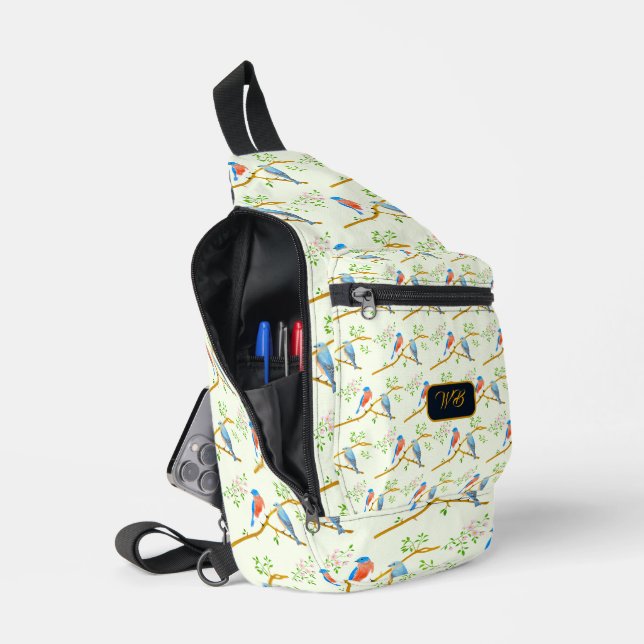 Bolsa de Tirar Bluebirds Verde Pálido (Abierto)