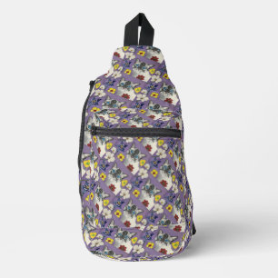 Bolsa De Tirar Con Impresión De Gato Y Flores Cort