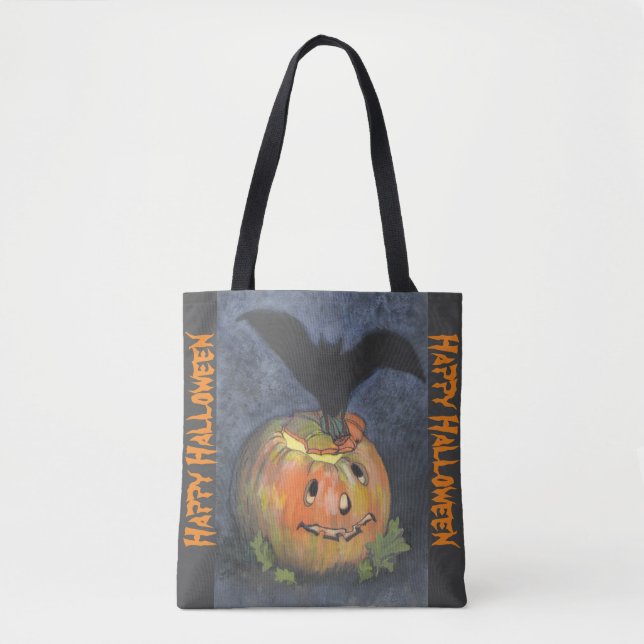 Bolsa De Toallas Diseñada Para Bat Y Calabaza De H (Anverso)