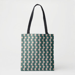 Bolsa de toallas florales verdes de girasol y raya