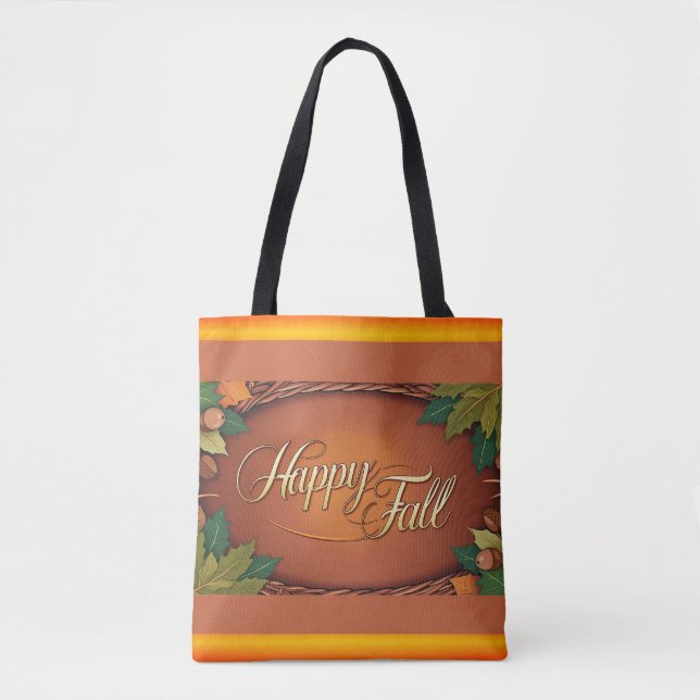 Bolsa de tocado de impresión completa de otoño (Anverso)