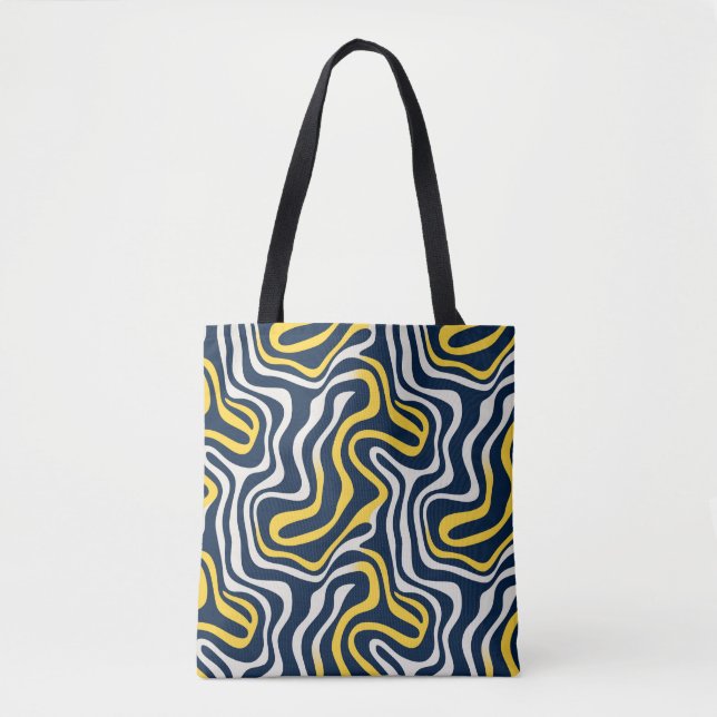 Bolsa de tocador amarilla y blanca (Anverso)