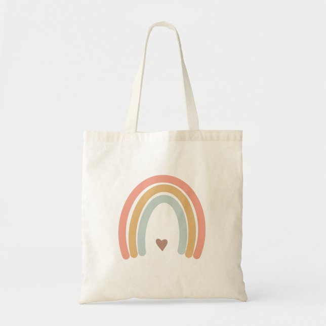 Bolsa de tocador arcoiris Boho (Frente)
