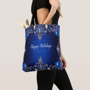 Bolsa de tocador azul decorativa de vacaciones