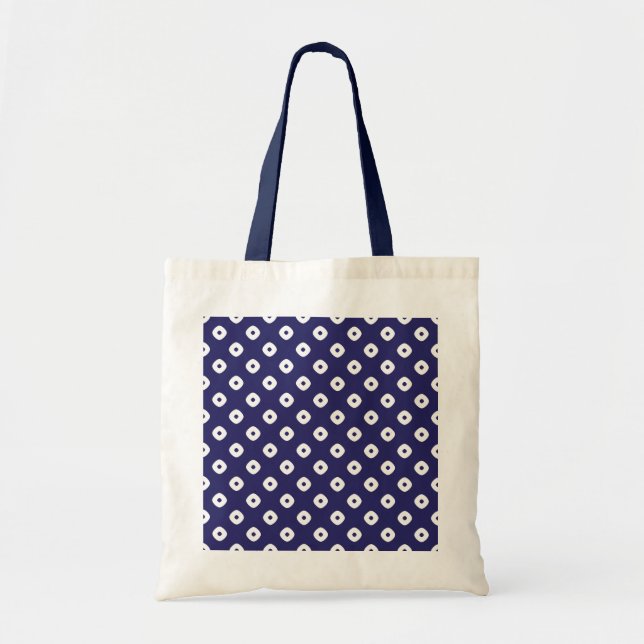 Bolsa de tocador azul japonesa (Frente)