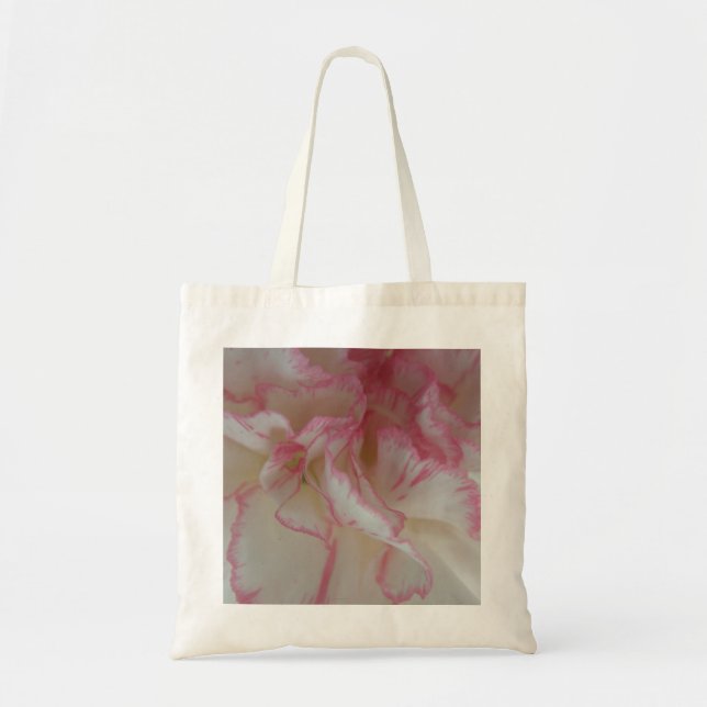 Bolsa de tocador blanca y rosa (Frente)