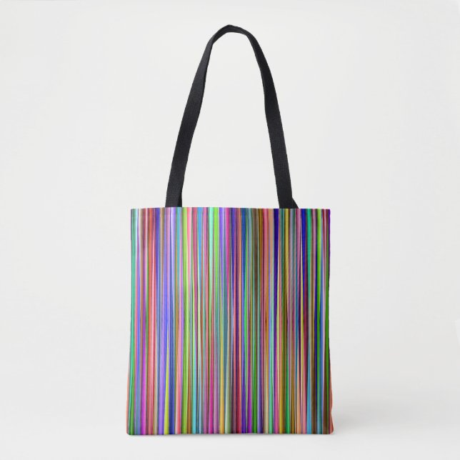 Bolsa de tocador con bandas de varios colores (Anverso)