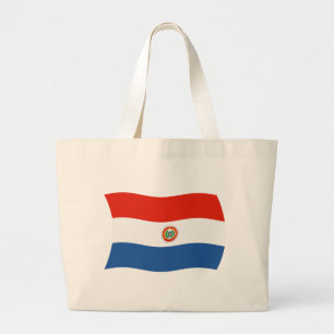 Bolsa de tocador con bandera de Paraguay