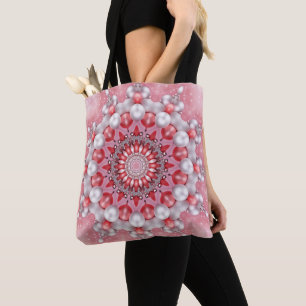 Bolsa de tocador con decoración de vacaciones rosa