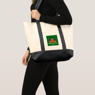 bolsa de tocador con emblema haití