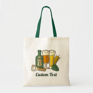 Bolsa de tocador con iconos de cerveza