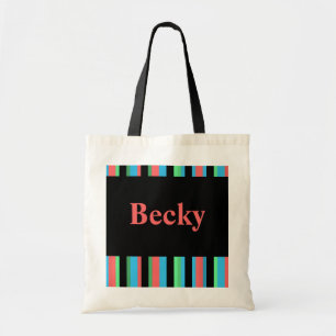 Bolsa de tocador con rayas Becky Bonito