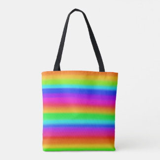 Bolsa de tocador con tira de arco iris
