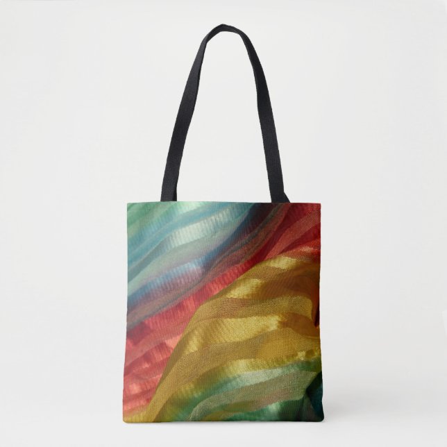 Bolsa de tocador de arcoiris multicolor (Anverso)