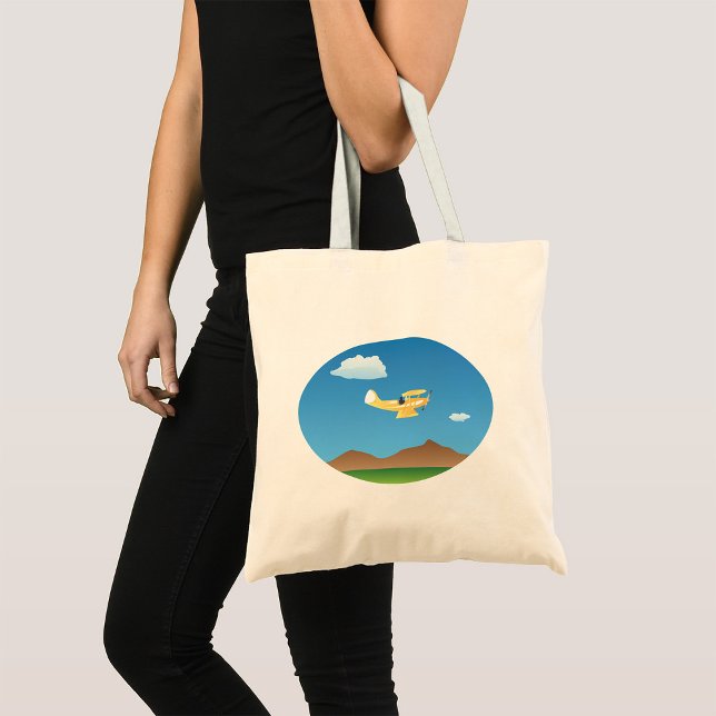 Bolsa de tocador de avión amarillo pequeño (Subido por el creador)