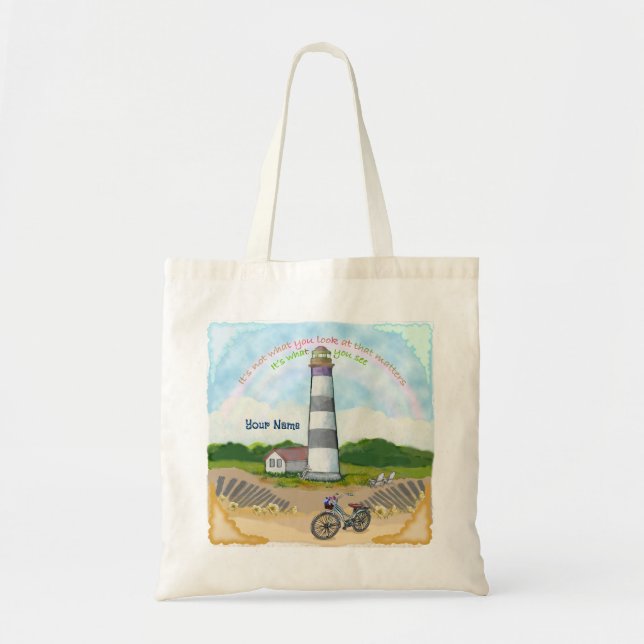 Bolsa de tocador de Bike Choice Lighthouse (Frente)