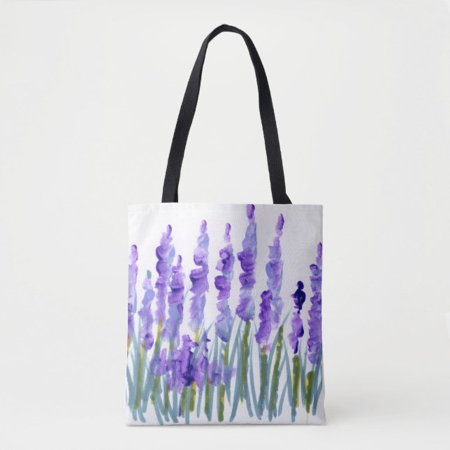 Bolsa de tocador de campo de lavanda (Anverso)