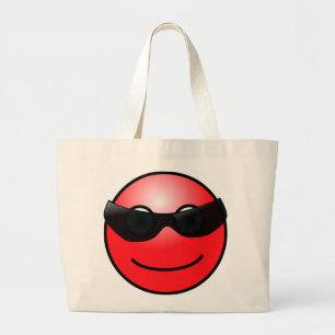 Bolsa de tocador de cara roja