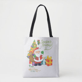 Bolsa de tocador de ChristMass/ bolsa de comestibl
