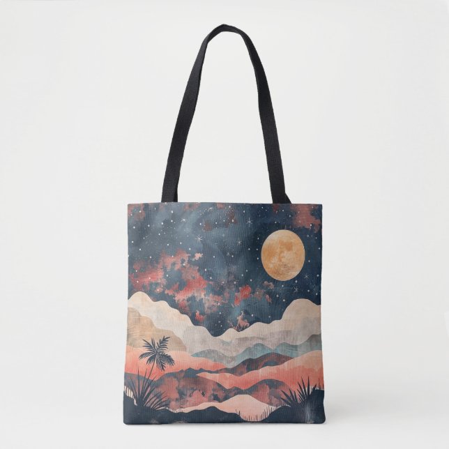 Bolsa de tocador de cielo nocturno de ensueño con  (Anverso)