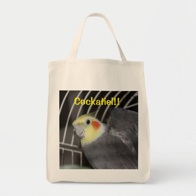 Bolsa de tocador de Cockatiel Grocery (Frente)