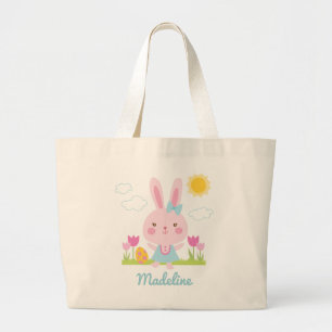 Bolsa de tocador de conejo de Pascua