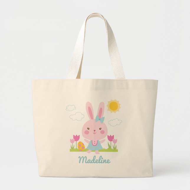 Bolsa de tocador de conejo de Pascua (Frente)