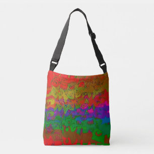 Bolsa de tocador de cuerpo cruzado de "capas en co