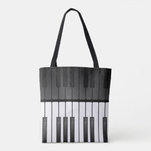 Bolsa de tocador de diseño de teclado para piano