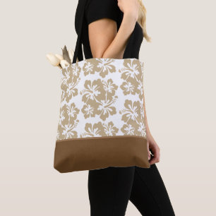 Bolsa de tocador de flor tropical