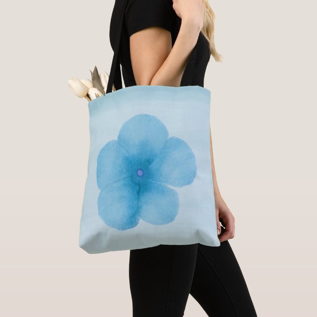 Bolsa de tocador de flor turquesa (Detalle)