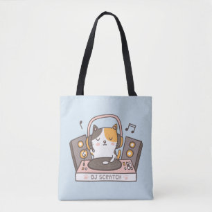 Bolsa de tocador de gato Kitty DJ