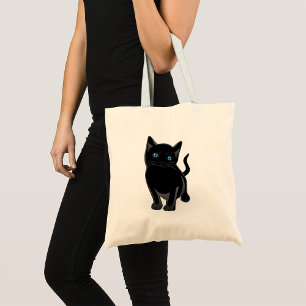 Bolsa de tocador de gato negro